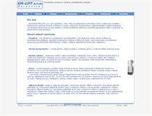 Tablet Screenshot of emlift.sk